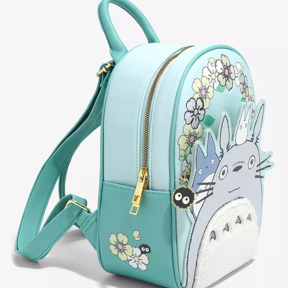 My Neighbor Totoro Flowers Mini Backpack | CCT Miami display picture 1