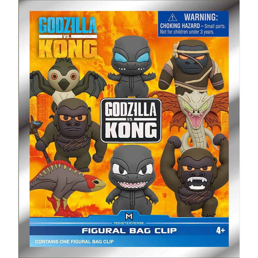 Monogram Godzilla vs. Kong Blind Bag Figural Bag Clip